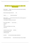 MGT 5500 Test 3 Questions and Answers &vert; 2026 &vert; 100&percnt;  Correct Answers