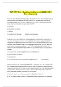 MGT 5500 Test 1 Questions and Answers &vert; 2026 &vert; 100&percnt;  Correct Answers 