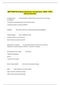 MGT 5500 Final Exam Questions and Answers &vert; 2026 &vert; 100&percnt;  Correct Answers 