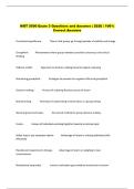 MGT 5500 Exam 3 Questions and Answers &vert; 2026 &vert; 100&percnt;  Correct Answers 