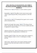 OPMA 3306 FINAL EXAM QUESTIONS AND CORRECT  DETAILED ANSWERS &lpar;VERIFIED ANSWERS&rpar; ALREADY  GRADED A&plus; 