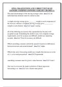 OPMA 3306 QUESTIONS AND CORRECT DETAILED  ANSWERS &lpar;VERIFIED ANSWERS&rpar; ALREADY GRADED A&plus;