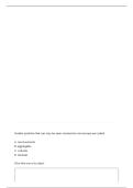 SCSC 301 EXAM 1 QUESTIONS WITH CORRECT ANSWERS