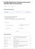 OM 300 Chilcutt Exam 1 Questions and Answers |  Fall 2026 | 100% Correct Answers