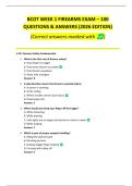 BCOT WEEK 1 FIREARMS EXAM &ndash; 100  QUESTIONS & ANSWERS &lpar;2026 EDITION&rpar;  &lpar;Correct answers marked with    &rpar; 