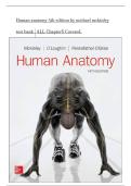 Human anatomy 5th edition by michael mckinley test bank ALL ChapterS Covered