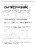 CALIFORNIA NOTARY PUBLIC PRACTICE EXAM QUESTIONS & ANSWERS NOTARY PUBLIC COURSE 2025&sol;2026 &vert; VERIFIED QUESTIONS AND ANSWERS GRADED A&plus; &vert; NOTARIZATION PROCEDURES & LEGAL REQUIREMENTS STUDY GUIDE &vert; GUARANTEED SUCCESS