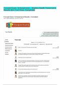 Focused Exam- Schizophrenia &ndash; Shadow Health Transcript & Results &lpar;Eric Ford Case&comma; Completed&rpar;