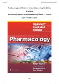 Lippincott Illustrated Reviews&colon; Pharmacology &lpar;8th Edition&rpar; &ndash; Whalen &ndash; Complete Test Bank &lpar;Chapters 1&ndash;48&rpar; with Verified Q&A and Rationales