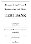 Test Bank &mdash; Ebersole & Hess' Toward Healthy Aging&comma; 10th Edition &mdash; Theris A&period; Touhy & Kathleen F&period; Jett &mdash; ISBN 9780323554220 &mdash; Latest Update 2025&sol;2026 &mdash; &lpar;All Chapters Covered 1&ndash;36&rpar;