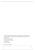NMNC 1110 FINAL CONTENT QUESTIONS WITH CORRECT ANSWERS