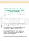 EHS 138cCT Forklift Operations Questions  and Answers &lpar;100&percnt; Correct Answers&rpar;  Already Graded A&plus;