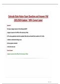  Colorado State Notary Exam Questions and Answers &vert;Fall  2025&sol;2026 Update &vert; 100&percnt; Correct Latest