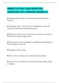 PRN1032 ACTUAL EXAM PAPER 2026 QUESTIONS WITH ANSWERS GRADED A&plus;