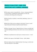 PRN1032 EXAM STUDY GUIDE 2026 QUESTIONS WITH VERIFIED ANSWERS
