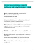 PRN1032 FINAL PAPER 2026 COMPLETE QUESTIONS AND ANSWERS ALREADY PASSED