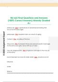 NU 665 Final Questions and Answers  &lpar;100&percnt; Correct Answers&rpar; Already Graded  A&plus; 