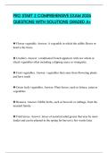 PRO START 2 COMPREHENSIVE EXAM 2026 QUESTIONS WITH SOLUTIONS GRADED A&plus;