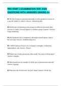 PRO START 2 EXAMINATION TEST 2026 QUESTIONS WITH ANSWERS GRADED A&plus;