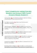 UTAH COSMETOLOGY INSTRUCTOR 2023  Questions and Answers &lpar;100&percnt; Correct  Answers&rpar; Already Graded A&plus;