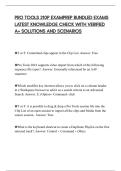 PRO TOOLS 210P EXAMPREP BUNDLED EXAMS LATEST KNOWLEDGE CHECK WITH VERIFIED A&plus; SOLUTIONS AND SCENARIOS