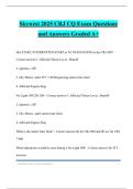 Skywest 2025 CRJ CQ Exam Questions and Answers Graded A&plus;