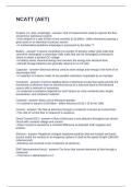 NCATT &lpar;AET&rpar; QUESTIONS AND ANSWERS