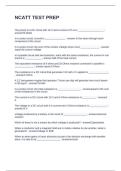 NCATT TEST PREP&period; QUESTIONS AND ANSWERS
