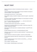 NCATT TEST QUESTIONS AND ANSWERS 100&percnt; CORRECT