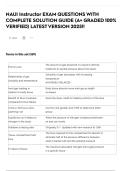 NAUI Instructor EXAM QUESTIONS WITH COMPLETE SOLUTION GUIDE &lpar;A&plus; GRADED 100&percnt; VERIFIED&rpar; LATEST VERSION 2025&excl;&excl;