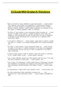 CE GUIDE WITH GRADES A&plus; SOLUTIONS&period;