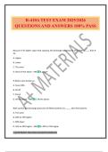 R-410A TEST EXAM 2025&sol;2026 QUESTIONS AND ANSWERS 100&percnt; PASS
