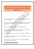 RBT PRACTICE EXAM &lpar;75 QUESTIONS&rpar; 2025&sol;2026 QUESTIONS AND ANSWERS 100&percnt; PASS