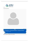 Kaiser South Rhythm Interpretation Assessment &vert; KP Rhythm Interpretation Assessment &vert; 50 Questions and Answers &vert; Solved