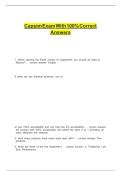 CAPSIM EXAM WITH 100- CORRECT ANSWERS&period;