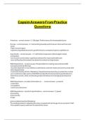 CAPSIM ANSWERS FROM PRACTICE QUESTIONS