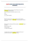 CLETS Exam 2025 &CenterDot; Complete Question & Answer Study Set
