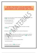 SCMN 3710 TEST 2 EXAM 2025&sol;2026 QUESTIONS AND ANSWERS 100&percnt; PASS