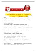 7 BREW TRAINING QUESTIONS WITH CORRECT ANSWERS 2025-2026