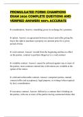PROMULGATED FORMS CHAMPIONS EXAM 2026 COMPLETE QUESTIONS AND VERIFIED ANSWERS 100&percnt; ACCURATE