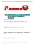 68W ALC PHASE 3 LPC EXAM QUESTIONS WITH CORRECT ANSWERS 2025-2026