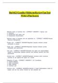 Bul 4421 Gendler Midterm Review Fau Test With A Plus Scores&period;
