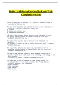 BUL 4421-MIDTERM FAU GENDLER EXAM WITH COMPLETE SOLUTIONS
