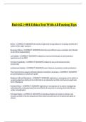 BUL 4421-001 Ethics Test WITH ALL PASSING TIPS&period;