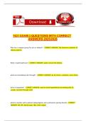 1631 EXAM 3 QUESTIONS WITH CORRECT ANSWERS 20252026