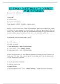533 EXAM 1 QUESTIONS WITH CORRECT ANSERS 2025-2026