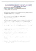 4A0X1 CDC EOC QUESTIONS WITH CORRECT ANSWERS 2025-2026