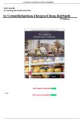 Accounting Information Systems 3rd Edition Richardson Test Bank &vert; Verified Questions & Answers &lpar;All Chapters&rpar;