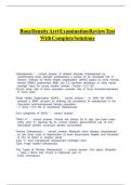 BONE DENSITY ARRT EXAMINATION REVIEW TEST WITH COMPLETE SOLUTIONS&period;