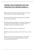 PROPHECY EKG EXAMINATION TEST 2026 QUESTIONS WITH ANSWERS GRADED A&plus;